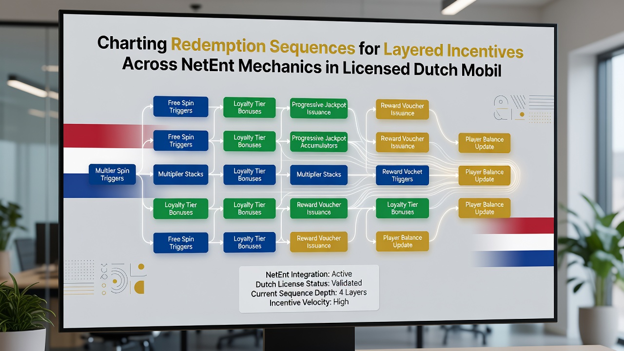 Mobiele app-interface met NetEnt-slots en gelaagde bonussequenties