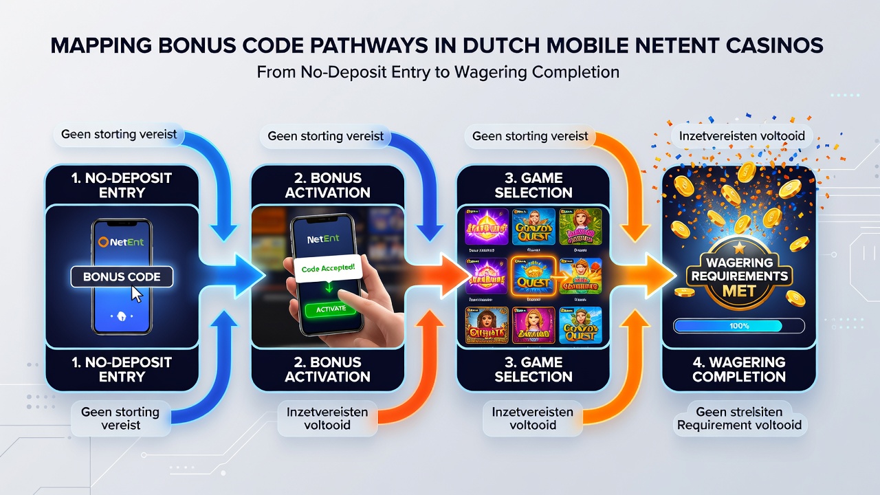 Wagering voltooiing traject in Nederlandse NetEnt mobiele casinos